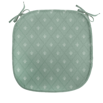 Fleur De Lis Stuhlkissen Retro königlichen Lilien Stuhlpolster Sitzkissen 40x...