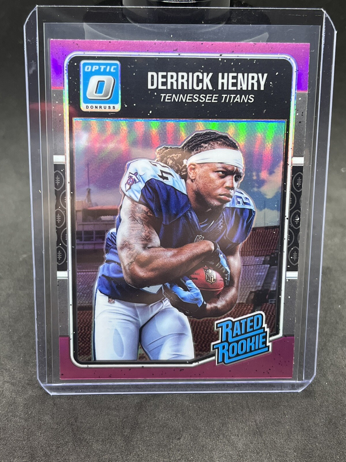 2016 Donruss Optic Rated Rookie Derrick Henry Pink Holo Prizm #165 RC