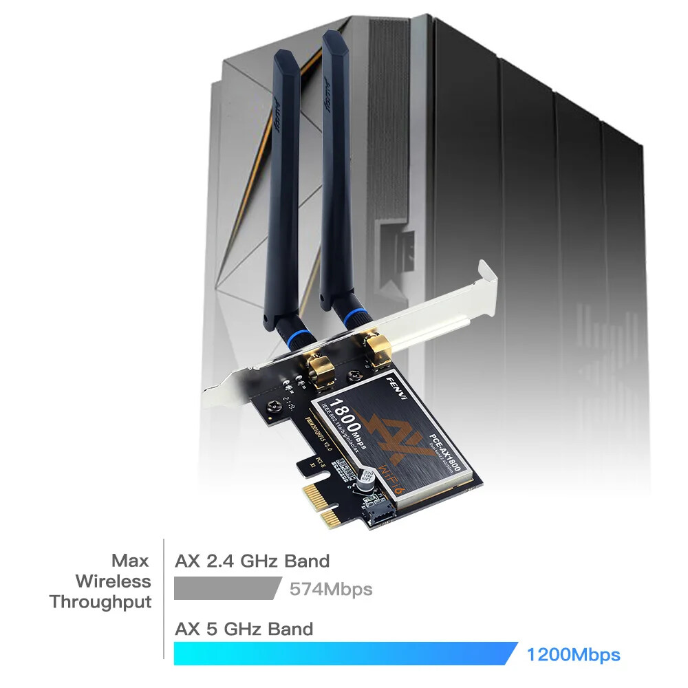 Wifi 6e Card MT7921 WiFi Card - 1800Mbps Dual Band NGFF M.2 PCB