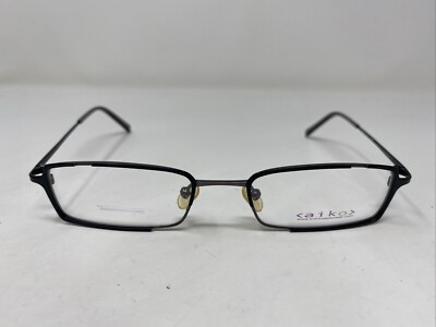 AIKO EYEWEAR A002 Col.004 50-16-135 Black/Gunmetal Eyeglasses Frame F326