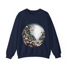 Unisex Ugly Christmas Winter Wonderland Jumper  Top  Sweater  Sweatshirt