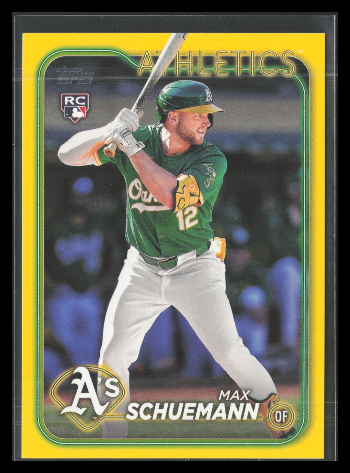 2024 Topps Update Yellow Parallel #US220 Max Schuemann Rookie Card