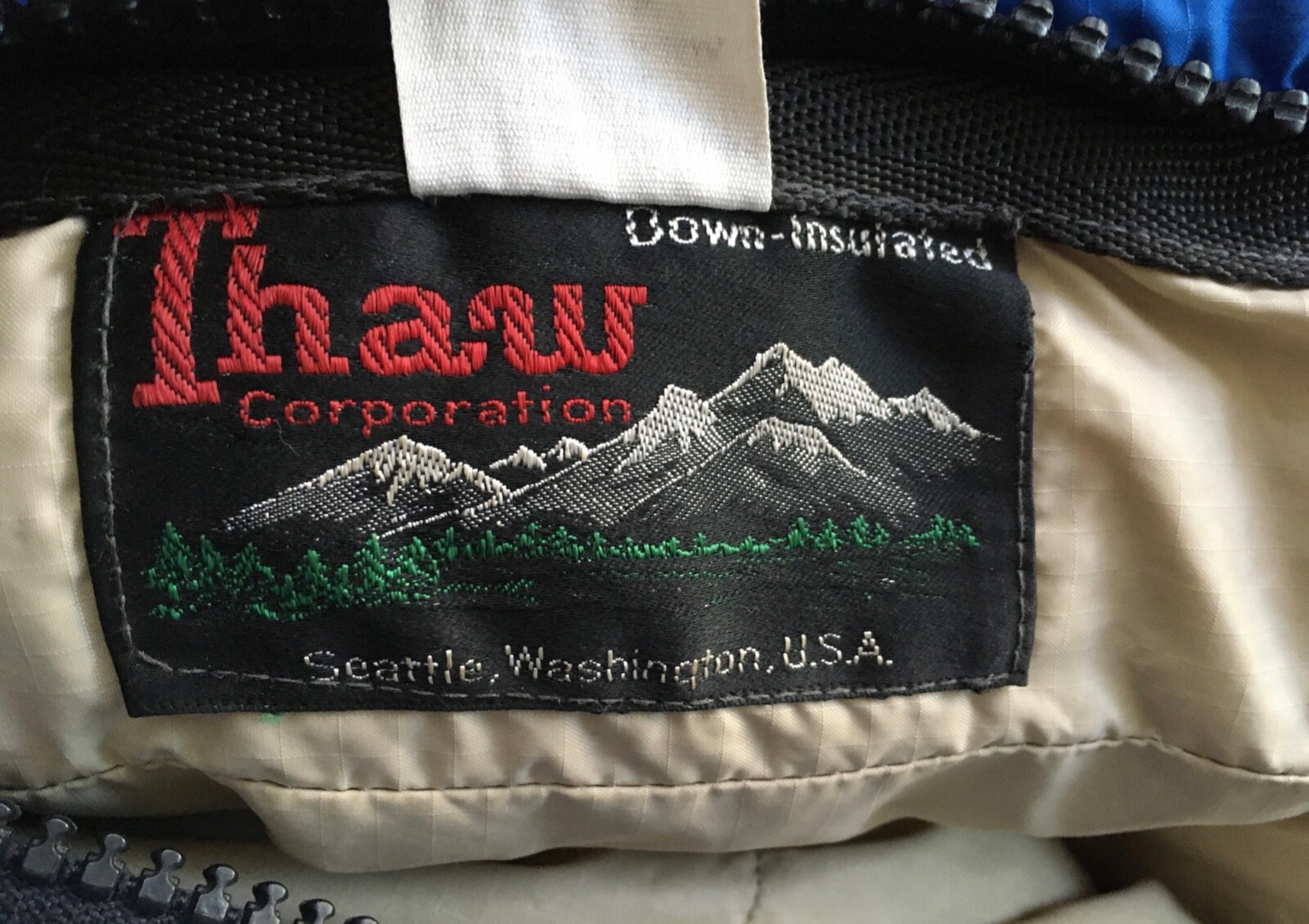 Vintage Down Insulated Thaw Corporation Sleeping Bag Seattle
