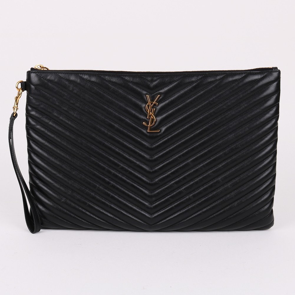 Borsa pochette Saint Laurent Matelassé tracolla grande 440222 140919864