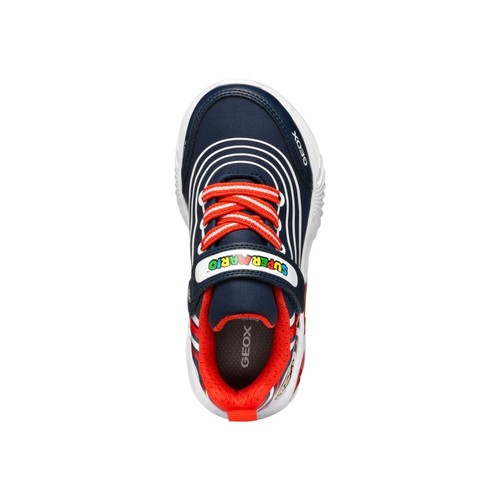 Geox J55DZB02A54C0735-J ASSISTER BOY Sneakers Bambino NAVY/RED Tema "Super Mario - Imagen 7 de 11