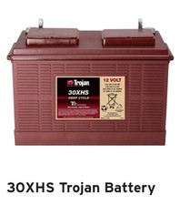 Trojan Motive 30XHS 12V 130Ah Marine,RV,Chariot 2,Tennant Battery Used Dead