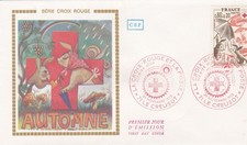 FRANCE 1975 FDC CROIX ROUGE YT 1861