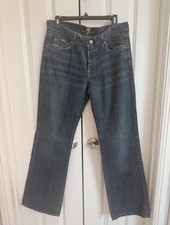 7 For All Mankind Mens 34 Dark Wash Straight Leg Denim Jeans Made in USA
