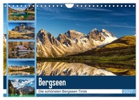 "Calendar 2027 · US Version · Tyrolean Mountain Lakes (Wall Calendar 2027 12\" × 8"