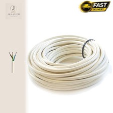 1.5mm White Flex Cable, 3 Metre Length - Certified and Versatile for All Uses 4.66 per metre
