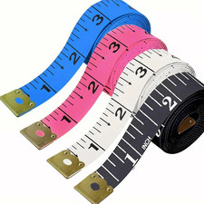 2pcs 150cm Soft Measuring Tape Flexible Tailor Sewing Ruler for Tailoring - NEW