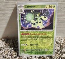 Cacturne Reverse Holographic Uncommon 006/198 Pokémon TCG Scarlet & Violet NM/M