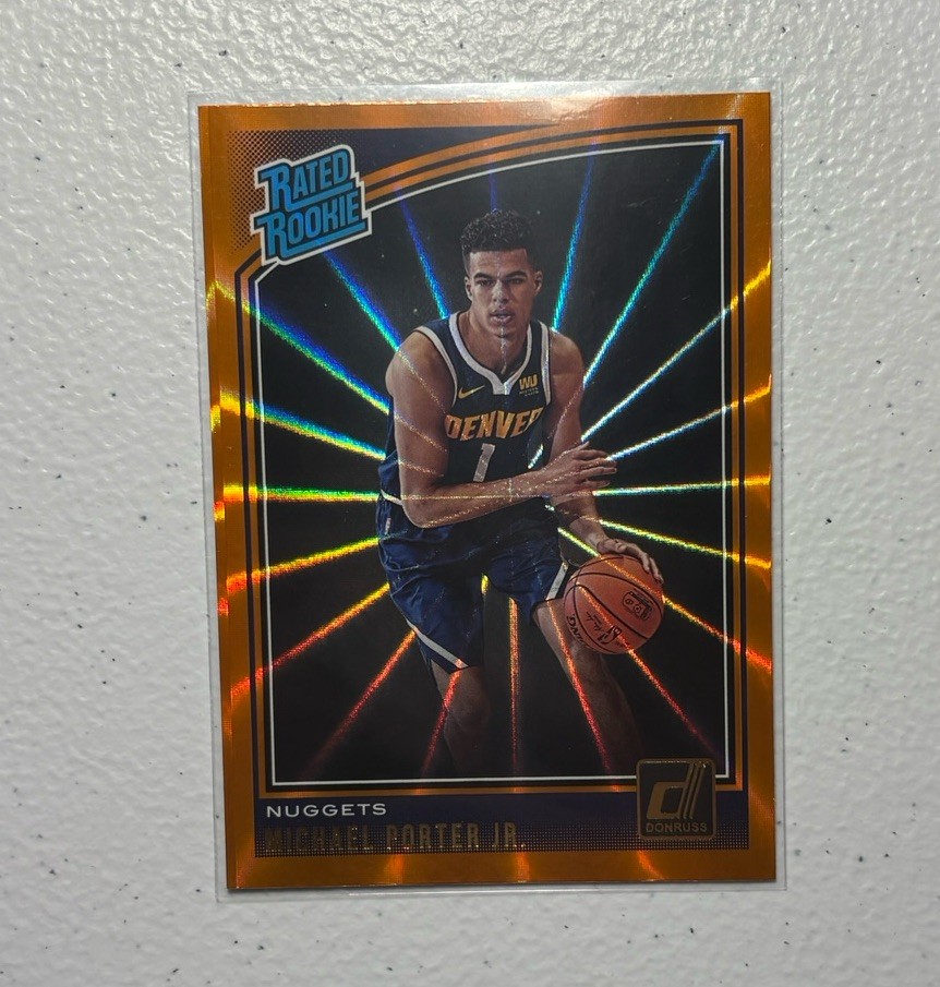 2018-19 Optic Rated Rookie Michael Porter Jr #182 Shock Prizm RC