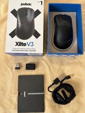 Pulsar Gaming Mouse Xlite V3 Wireless Black Size 1 Unused Tested