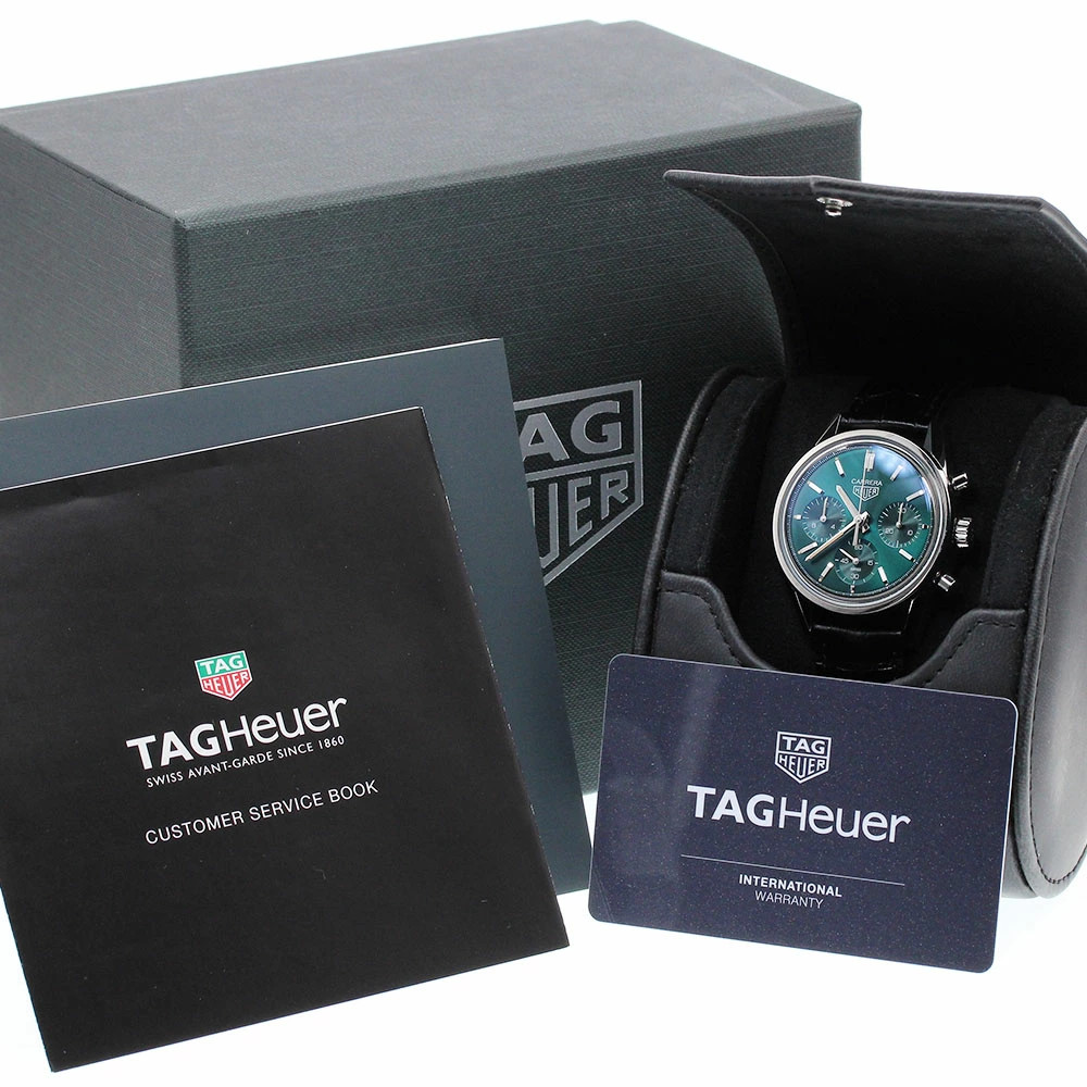TAG HEUER Carrera CBK221F Green Chronograph