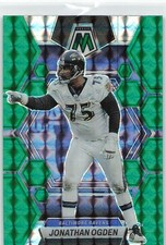 2023 Panini Mosaic #20 Jonathan Ogden Green Mosaic