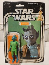 Vintage Kenner Star Wars Greedo Figure Card 21 Back MOC 1978