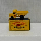 VINTAGE MATCHBOX SERIES 1-75 LESNEY NO. 6B QUARRY TRUCK - 1957- NIB