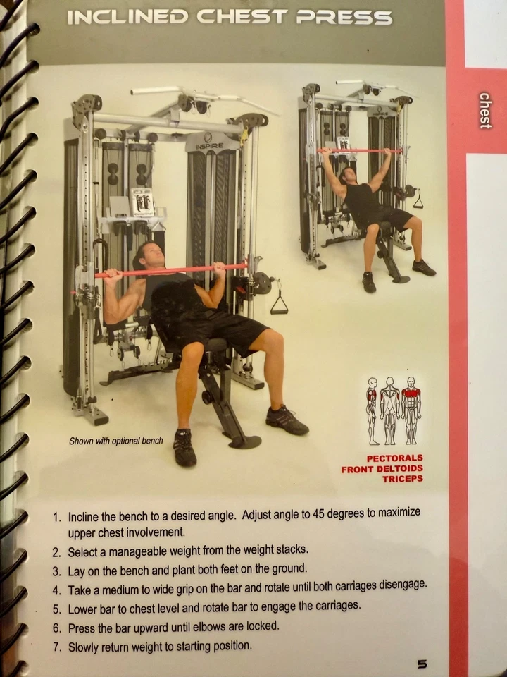 Máquina de Ejercicios FT2 Inspire (más banco y manual nuevo) Foto 2 de 4