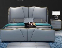 Design Blau 2X Nachttisch Beistelltische Schlafzimmer Holz Luxus Konsolen