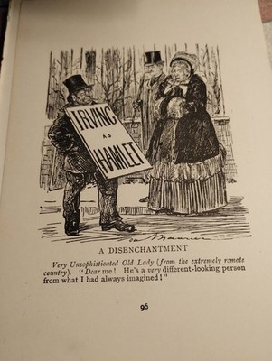 Sk236 Ephemera 30er Jahre Punch Cartoon Theater irving als Weiler