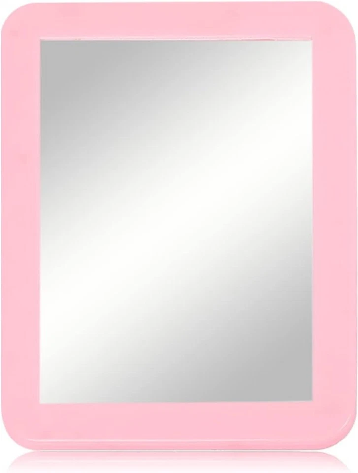 Magnetic Locker Mirror Small Real Glass Mirror for Locker Bathroom Refrigerat... - Image 3 of 4