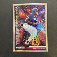2021 Panini Prizm Draft Picks - James Wood - Thunderstruck-Washington Nationals