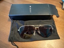 NEW Diff Eyewear Sunglasses August DE01-0455-GDBNN Gold Brown Tinted Aviator