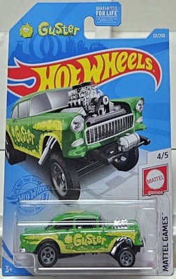 Hot Wheels 2021/121 - Mattel Games 04/05 - '55 Chevy Bel Air Gasser /K8