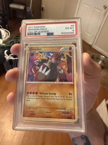 Groudon graded PSA 6 for sale on eBay