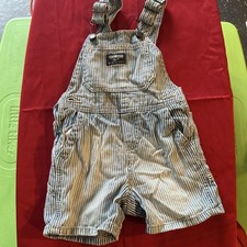18 Months Boys Vintage Denim Striped Bibs No Stains Or Flaws So Cute