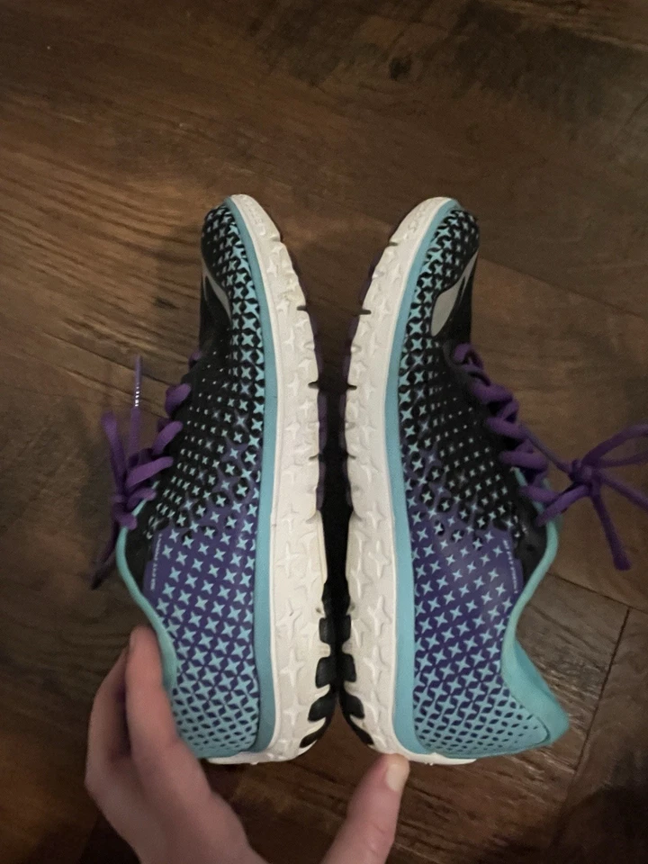 Zapatos para correr Brooks Pure Flow 5 1202071B488 verde azulado/púrpura/negro para mujer 7” Foto 4 de 4