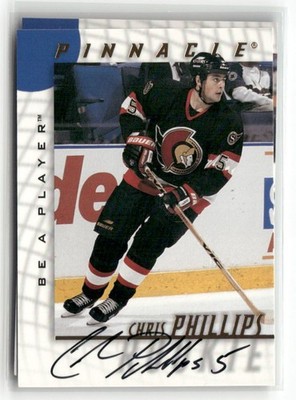 1997-98 Pinnacle Be A Player - Chris Phillips #219 Autographs (AU)