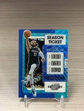 2021-22 Panini Contenders Optic Jalen Brunson #88 Blue Wave /45