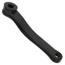 Left Bike Crank Horizontal Taper 170Mm Durable Aluminum Alloy Black Replacement