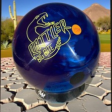 Radical Rattler Big Bite 15lb Bowling Ball - Single Drill - Plugged Resurfaced