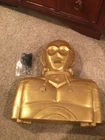 1996 STAR WARS Carrying Case C-3PO with 13 figures weapons Luke MOC landspeeder