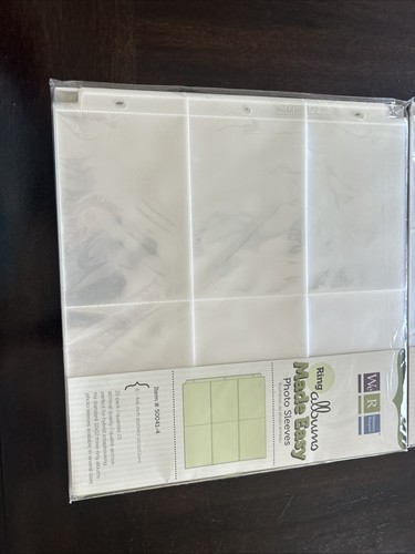 We R Memory Keepers 4x4 (10 pages) 2 Ring Album Photo Sleeves & 4x6 (25 pages) - Picture 5 of 10