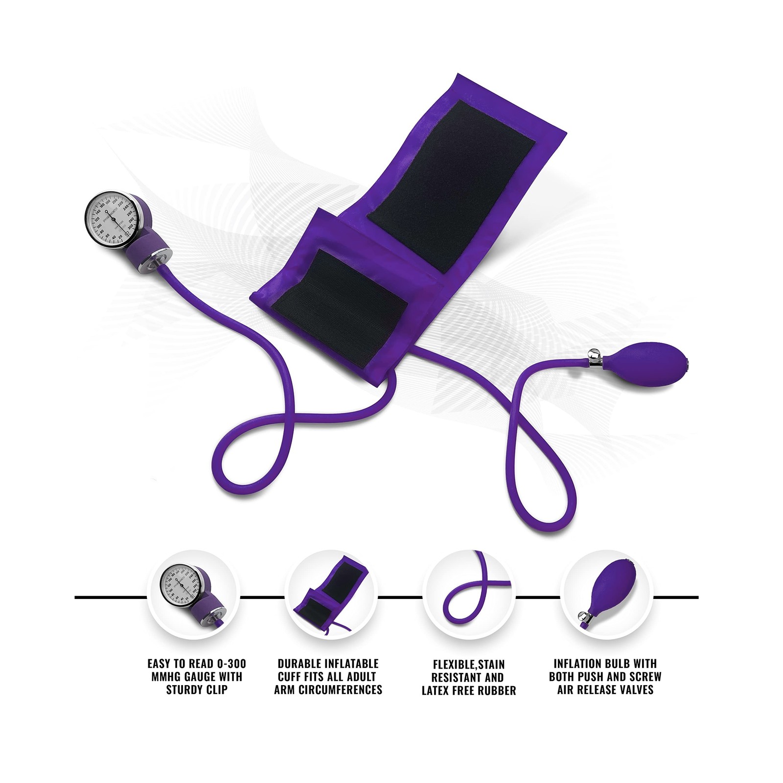 ASA TECHMED Nurse EMT Starter Pack Stethoscope, Blood Pressure Monitor and Tr...