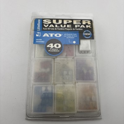 Littelfuse Super Value Pack Automotive Fuse Kit Roadside Fuse Tester Puller