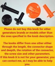 Craftsman 3300i Inverter Generator knob Run Choke + screw - 3D print part