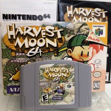 Harvest Moon 64 Nintendo 64 N64 Authentic Complete In Great Box! CIB