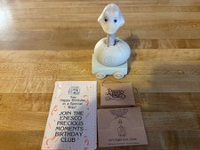 Precious Moments Birthday Train  Age 8 Ostrich Figurine w/Box