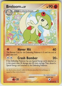 Pokemon TCG Breloom 52 Supreme Victors Uncommon card Normal