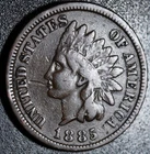1885 INDIAN HEAD CENT - FINE