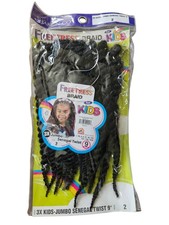 FreeTress Crochet Hair - 3X Kids Jumbo Senegal Twist 9" Color: 2