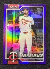 2026 Topps Series 1 Trevor Larnach Purple Holo Foil Numbered /250 Twins #68
