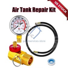 Air Tank Repair Kit With Safety Valve Pressure Gauge Hose For Portable Carrytank Air Tank Repair Kit With Safety Valve Pressure Gauge Hose For Portable Carrytank