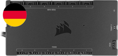 Corsair Icue COMMANDER CORE XT, Digitale Steuerung Der Beleuchtung Und Lüfterdre