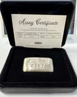 3 oz Silver Cast Bar - Engelhard Revived